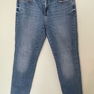 Banana Republic Straight Leg Blue Girlfriend Jeans